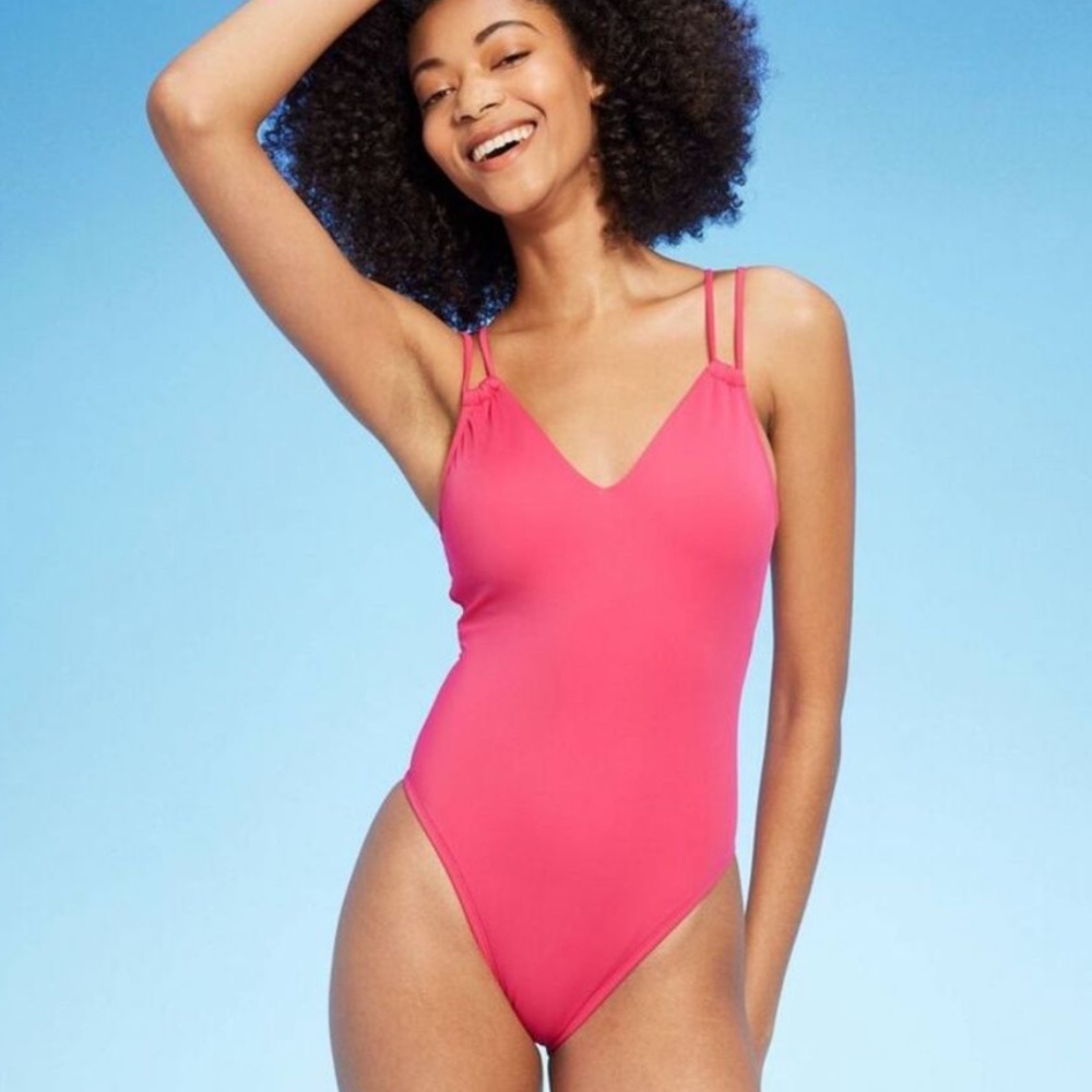 Women's Tunneled Plunge One Piece Swimsuit - Shade & Shore